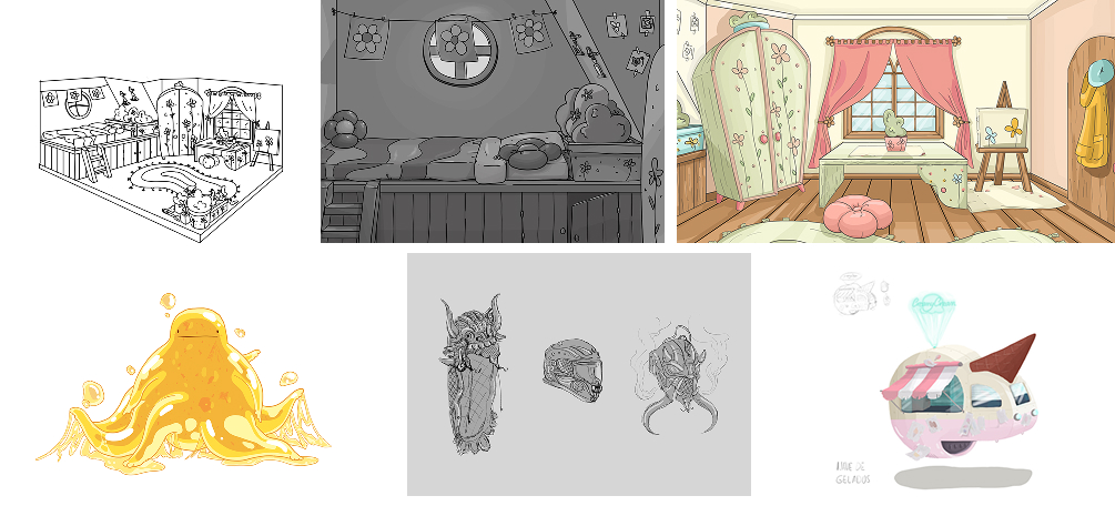 Concept Art I and&nbsp;II Projects